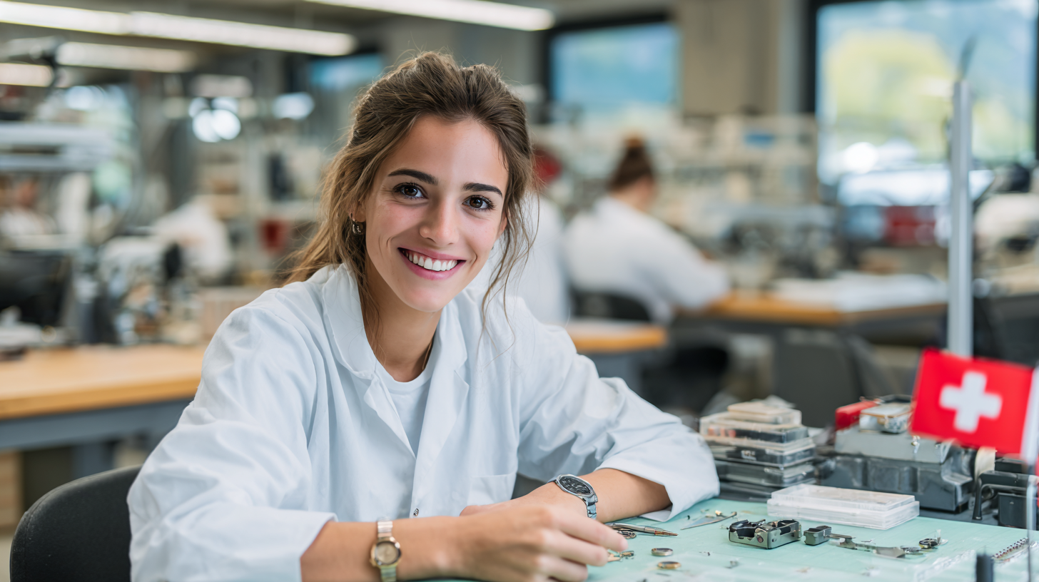 Atelier d'horlogerie de précision en Suisse