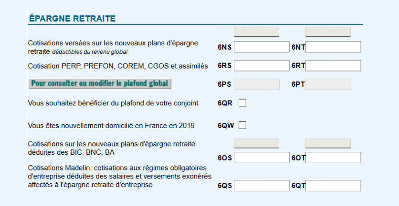 Déclaration de revenus