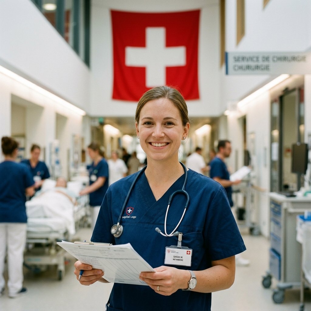 Infirmière, assurance santé des frontaliers