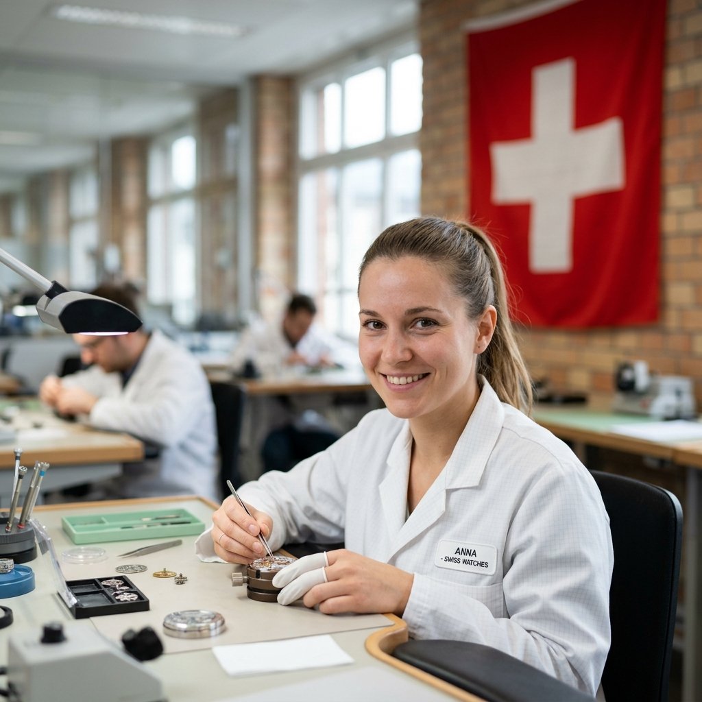 Emploi dans l'horlogerie suisse