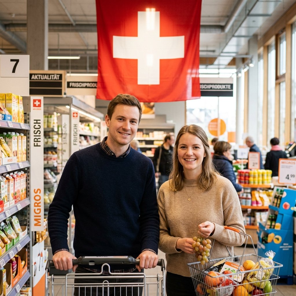 Courses au supermarché